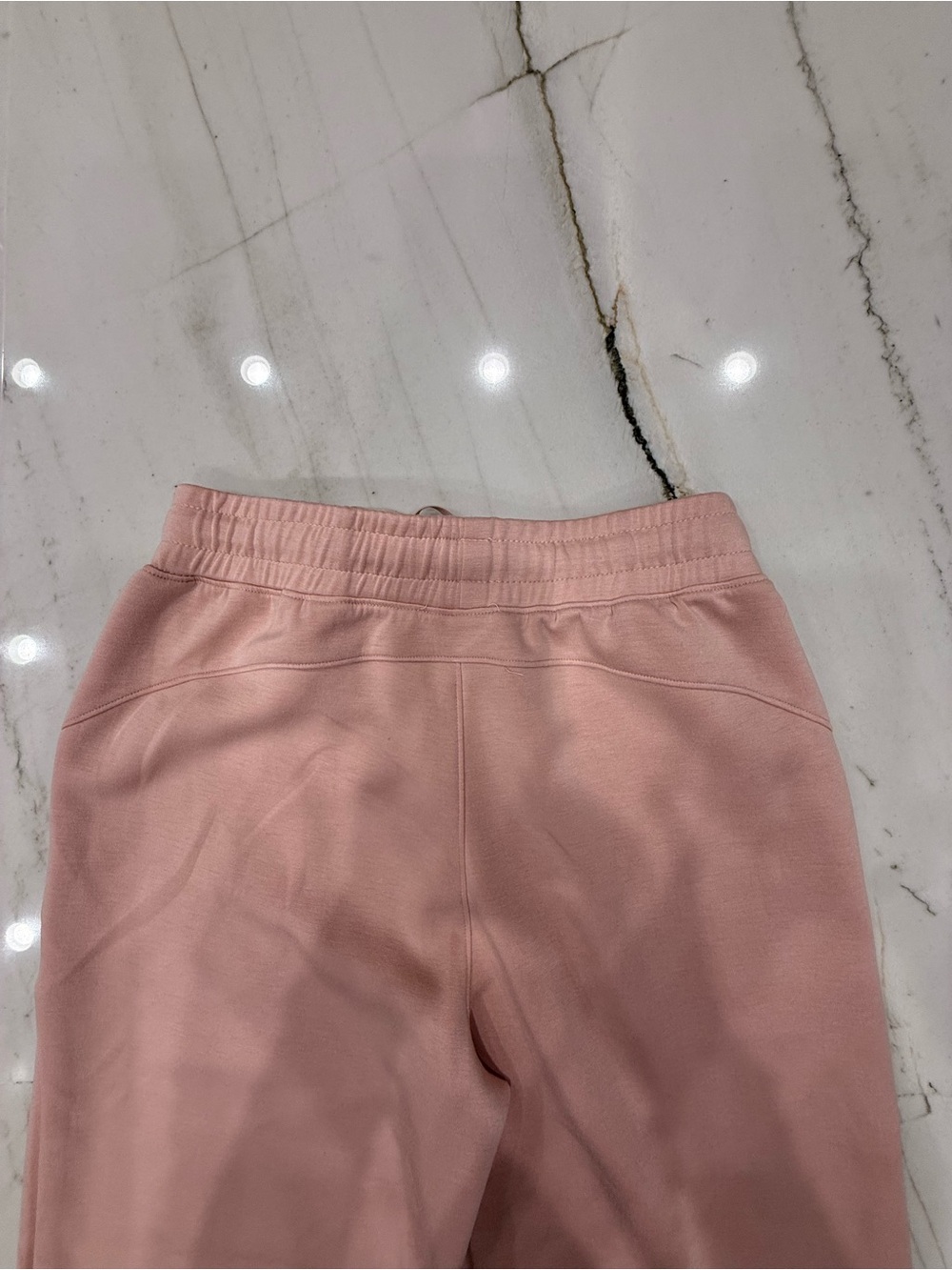 Sleeveless Mock Neck Wide-Leg Set in Blush Pink - Picture 7 of 12
